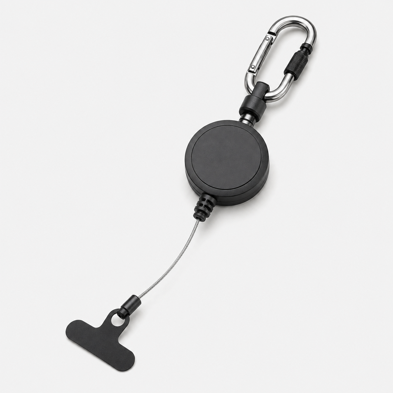 Retractable Anti-Theft Phone Tether in a professional studio view